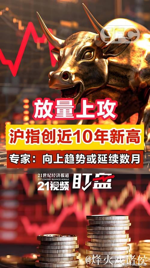 沪指创近十年新高　A股总市值突破100万亿元